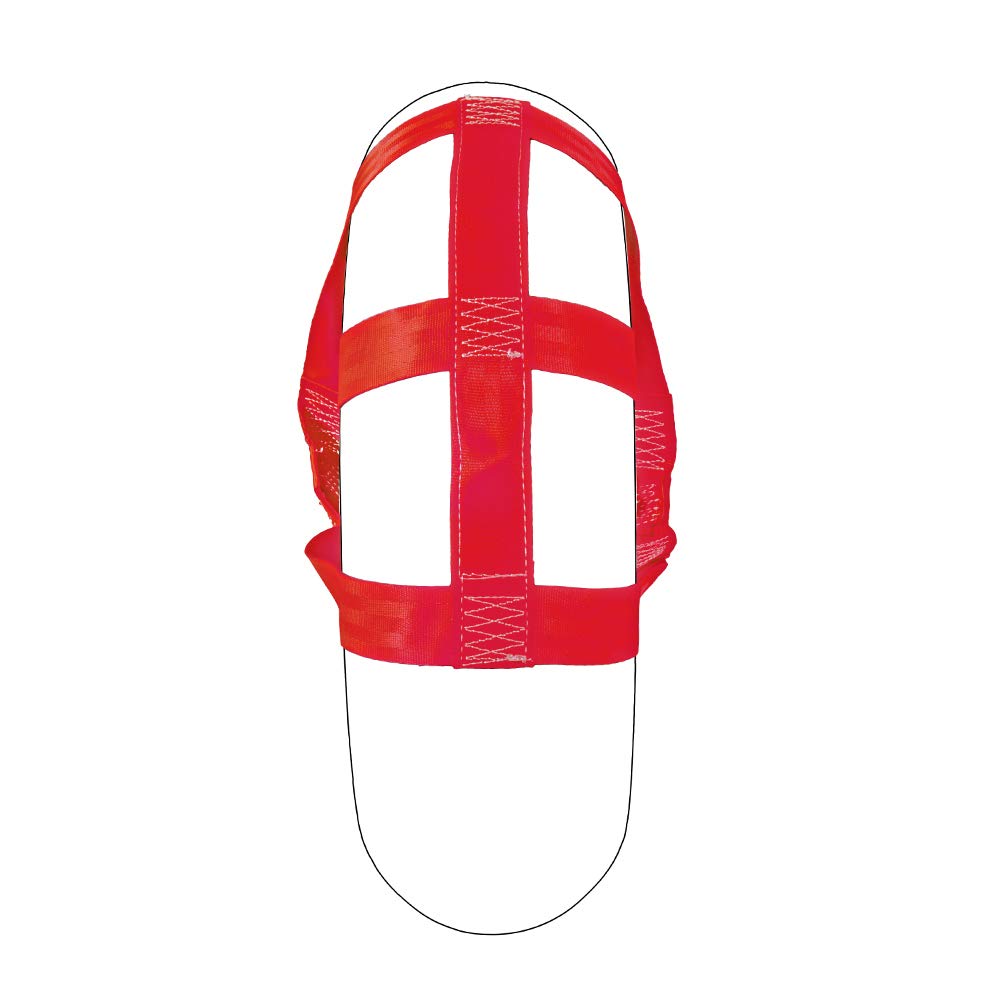 Moto4U Universal Motorcycle Rear Wheel Tie Down Strap In Red
