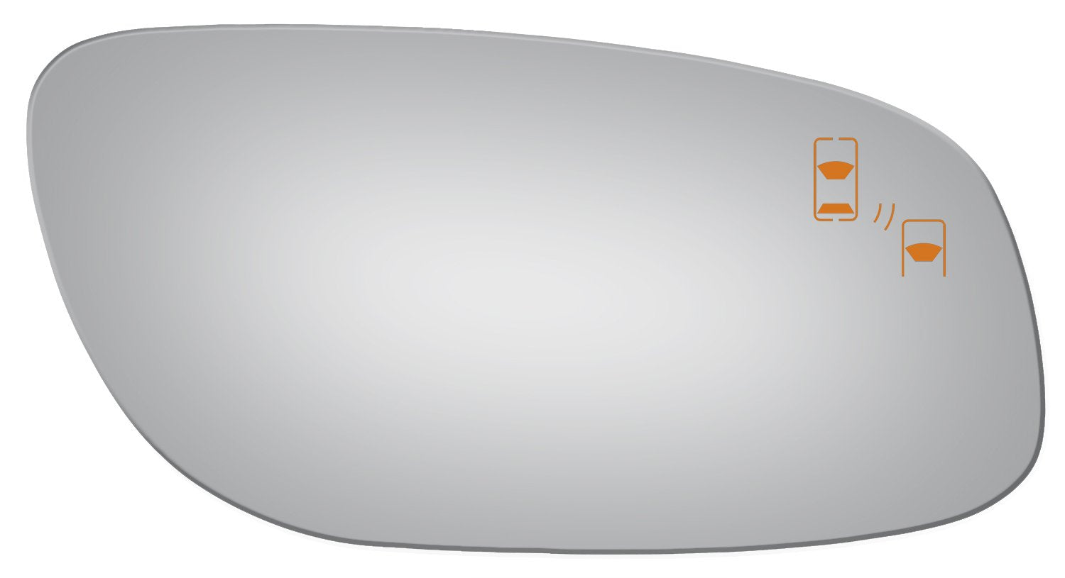 Burco 5387B Redi-Cut Right Side Mirror Glass w/Blind Spot for 10-14 Ford Taurus