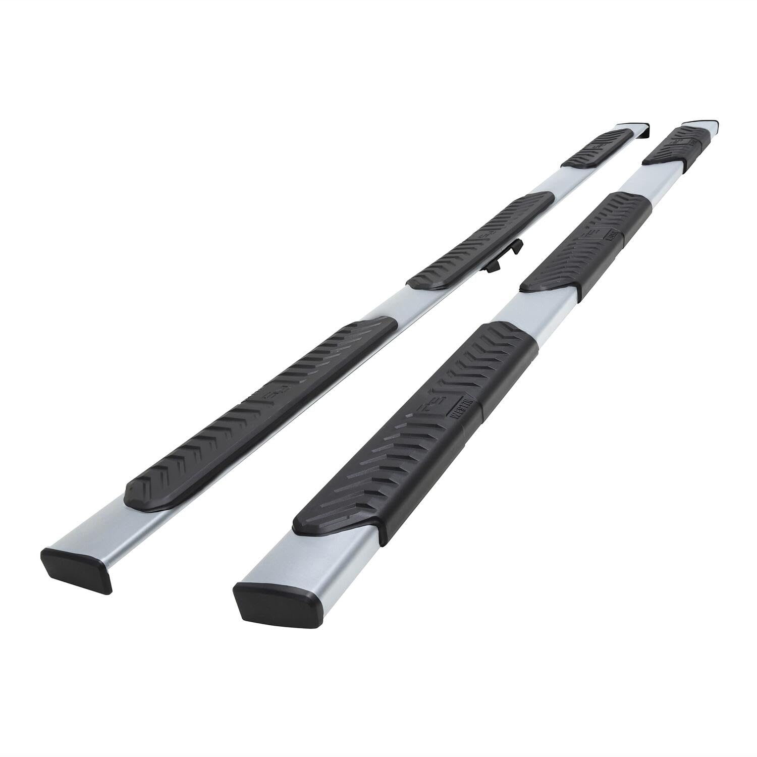 Westin 28-5234760 R5 M-Series Wheel-To-Wheel Nerf Bars Xd Fits 2020-2024 Silverado Sierra 2500 3500 Crew Cab 6'5' Bed Polished Pair