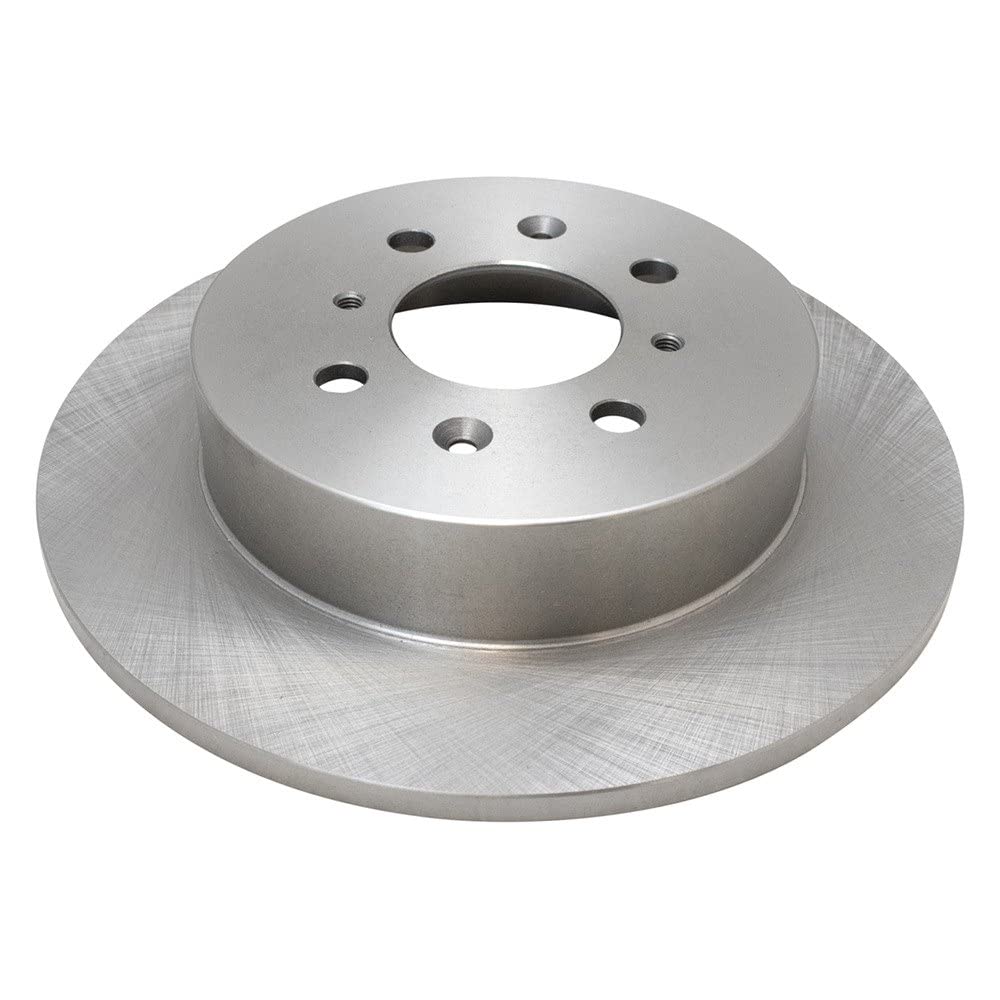Trq Rear Brake Rotors Set Solid Compatible With 2002-2003 Honda Civic