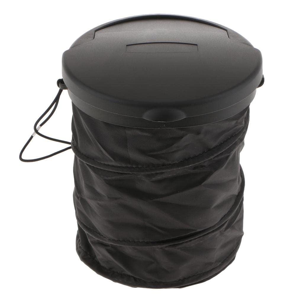 LOOM TREE Folding Car Trash Can Garbage Bin Container PopUp Car Trash Bag | 1 Piece Folding Car Trash Can