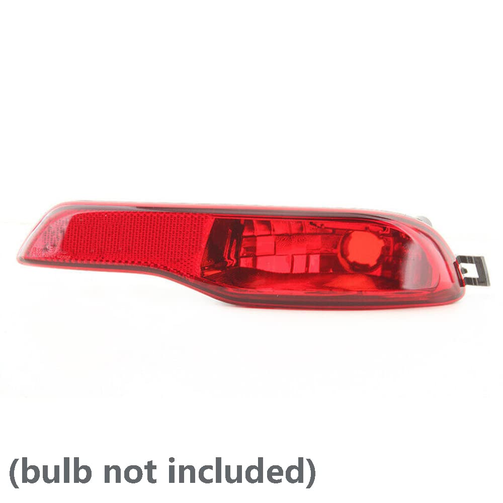Machswon Rear Bumper Reflector Driver & Passenger Side Light Lamp Lens Cover Compatible With Jeep Cherokees 2014 2015 2016 2017