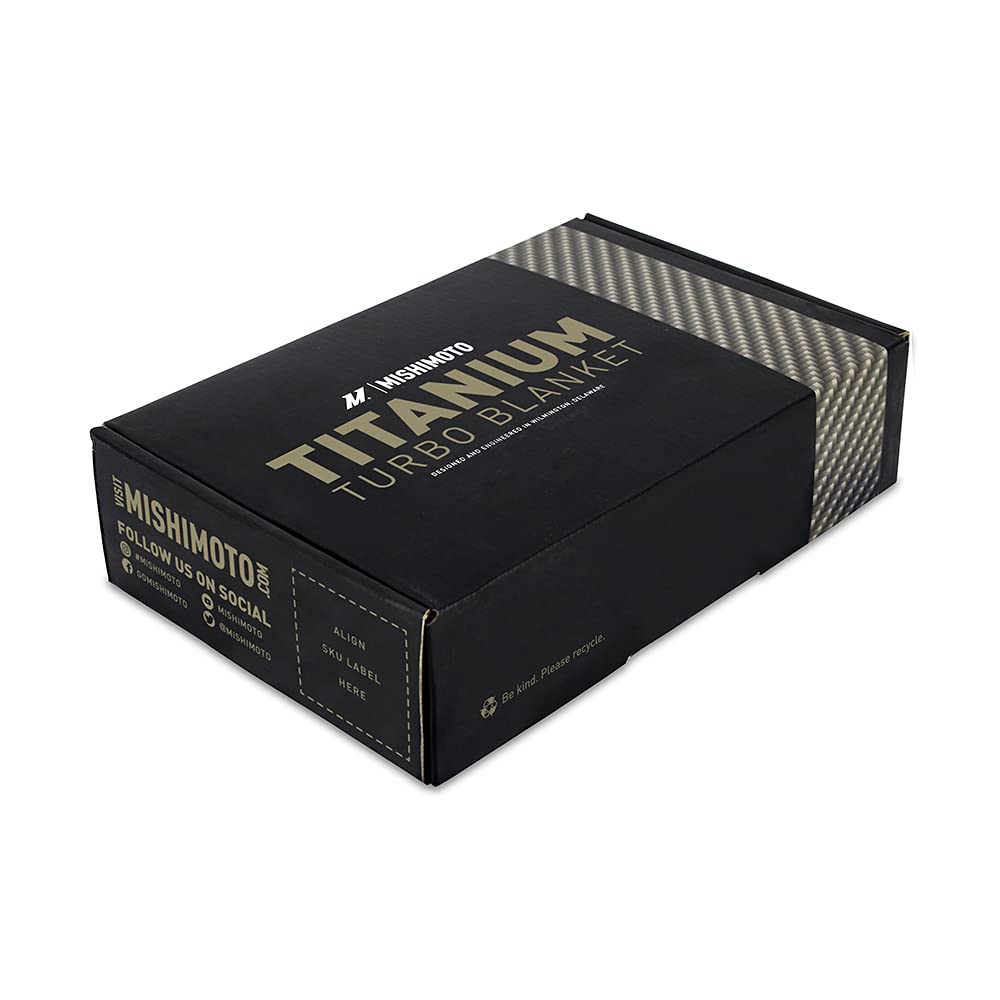 Mishimoto Mmtb-Ram-04 Titanium Turbo Blanket, Compatible With Dodge Ram 5.9L Cummins 2004.5-2009