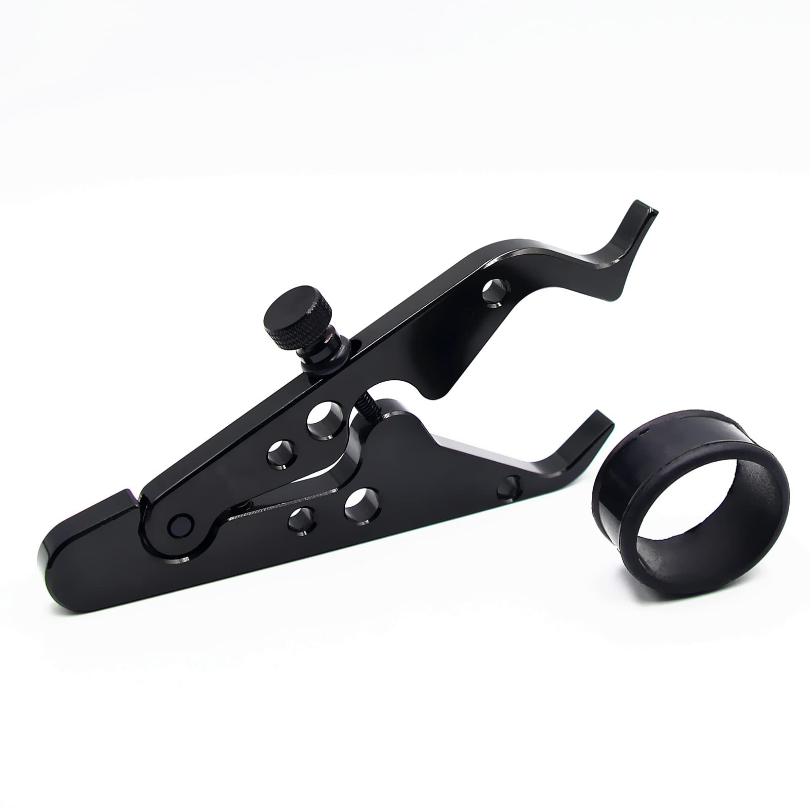 Motorcycle Cruise Control,Universal Throttle Assist Wrist Hand Grip Lock Clamp Aluminum with Silicone Ring Protect Throttle Grip