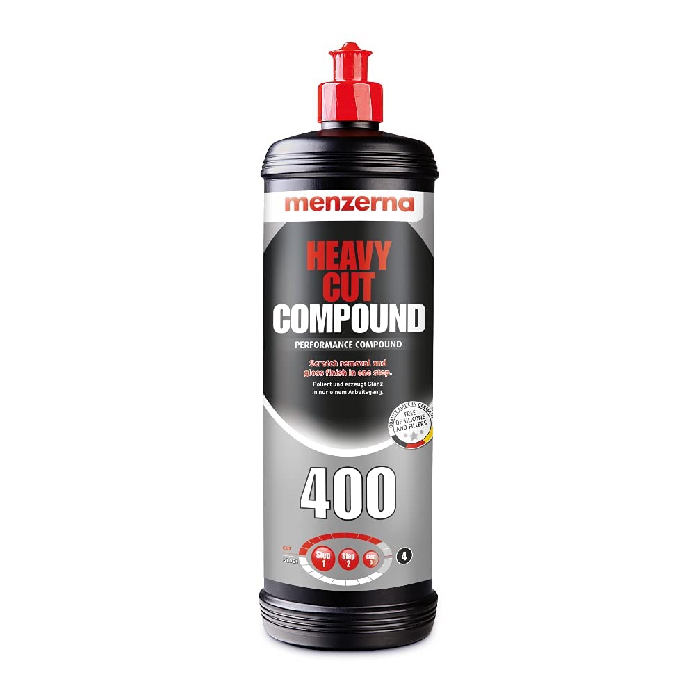 Menzerna Heavy Cut 400 Polishing Compound - Premium Wool Material, FBA_HCC400Q Model