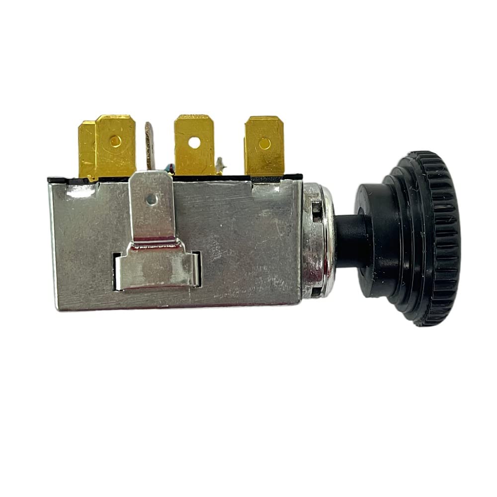 DASPARTS Hazard Warning Light Switch for VW Beetle, Karmann Ghia, T2 Bay, Type 3 - Model 211953235A, Fits 1968-1979