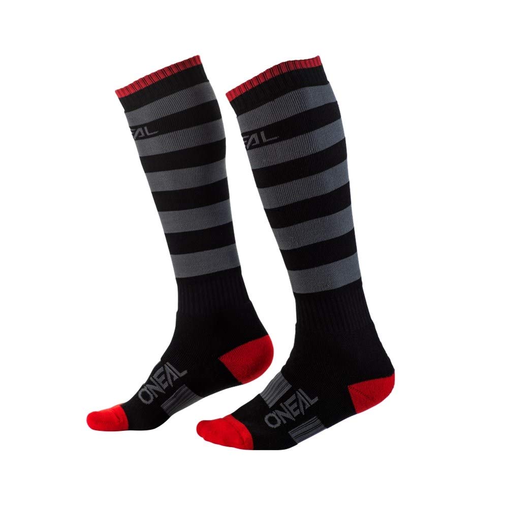 O'Neal 0356-755 Pro Mx Men's Motorcycle Socks Scrambler (Black/Gray, One Size)