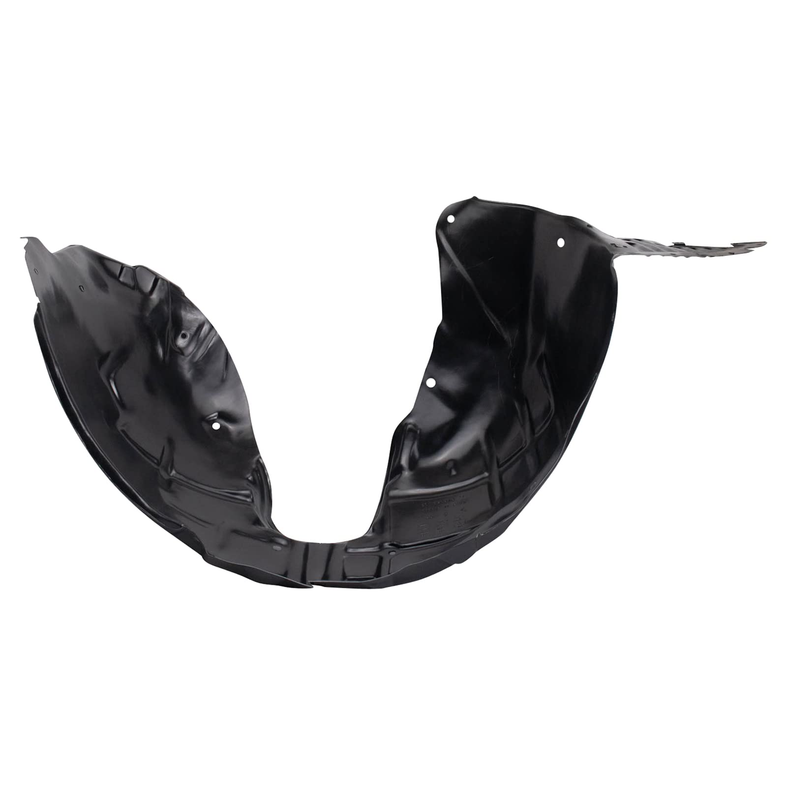 TRQ Front Inner Fender Liner Set for 2014-2020 Chevrolet Impala, Plastic, White, Model BDA14564