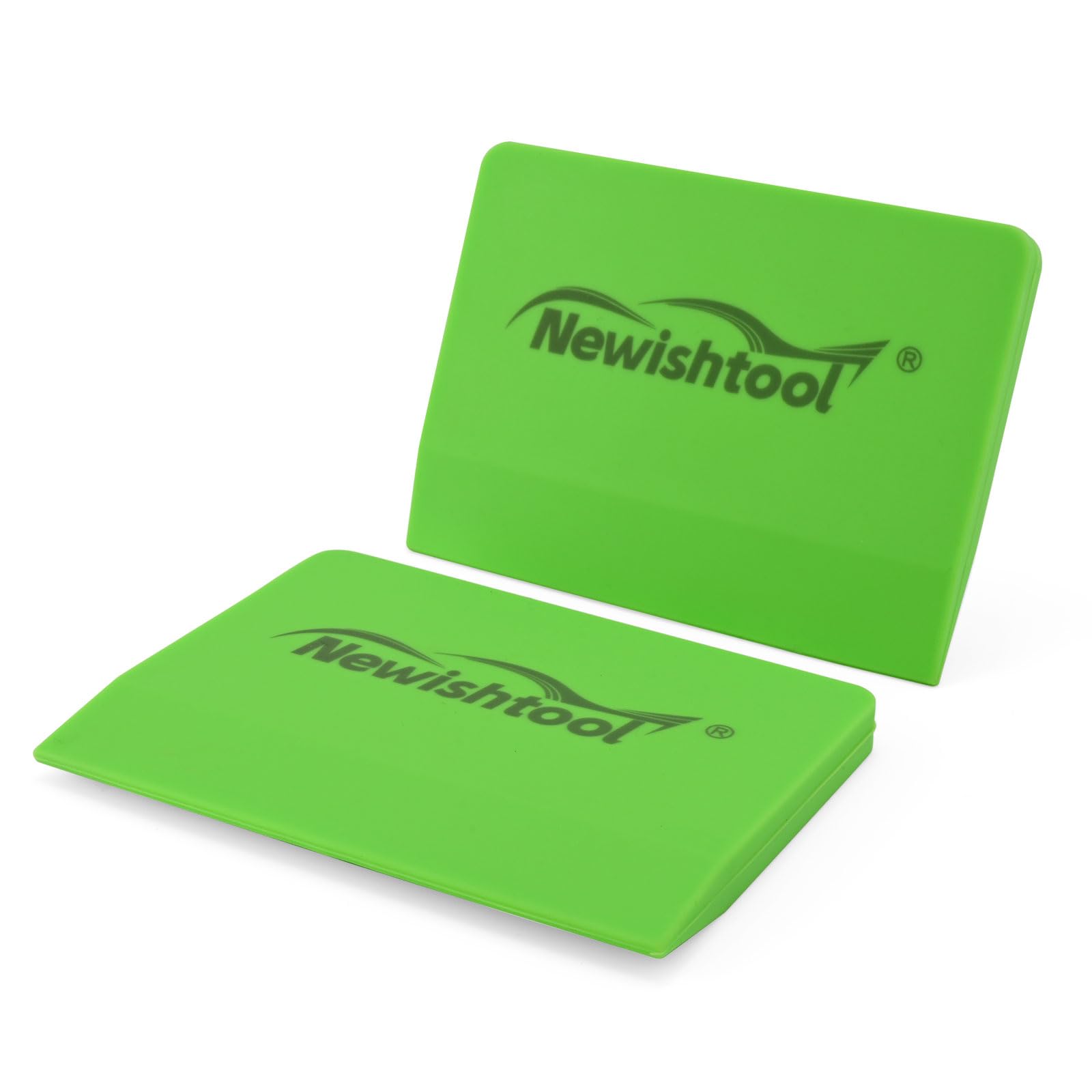NEWISHTOOL Soft Silicone Squeegee, Small V-Blade Scraper for Window Film Application & Water Removal, 2 PCS PPF Squeegee for Car