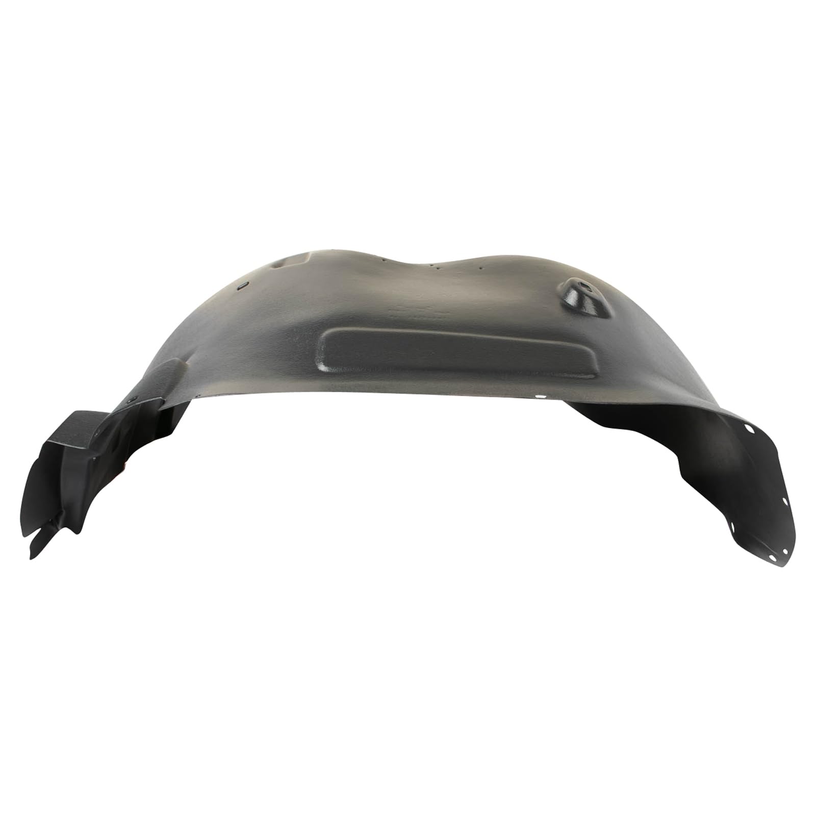 TRQ Front Inner Fender Liner Set for 2007-2013 GMC Sierra 1500, Black, Metal, Model BDA06718