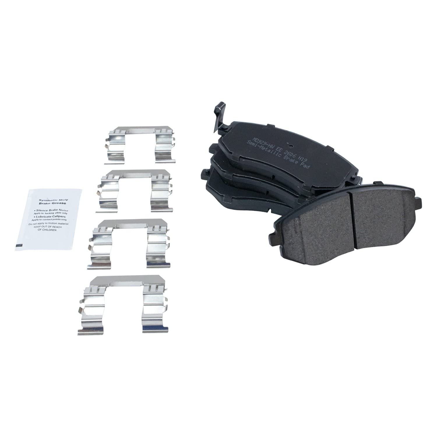 Trq Front Brake Pad & Rotor Kit Brake Pads Brake Rotor Semi-Metallic Compatible With 2005-2006 Saab 9-2X 2002-2010 Subaru Imprez