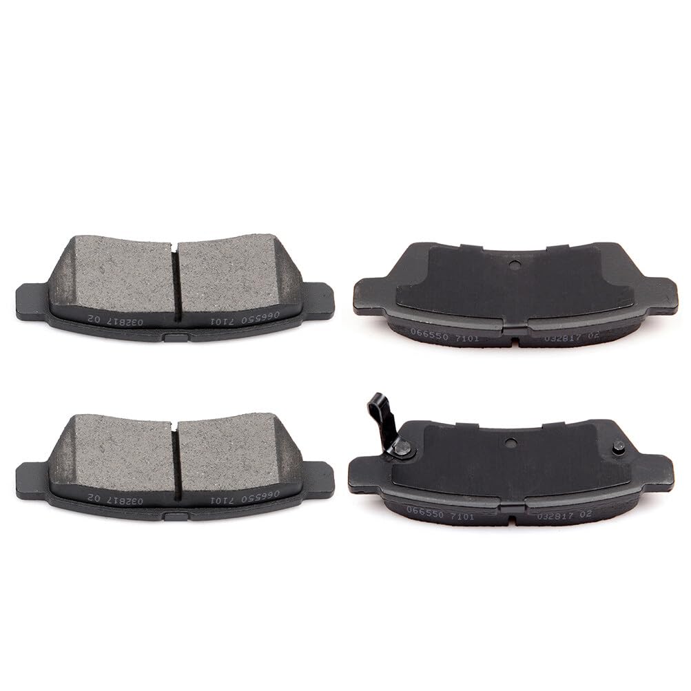 Cciyu D1100 Rear Ceramic Disc Brake Pads Kit For Nissan Rearier 2005-2019,For Nissan Xterra 2005-2015,For Suzuki Equator 2009-20