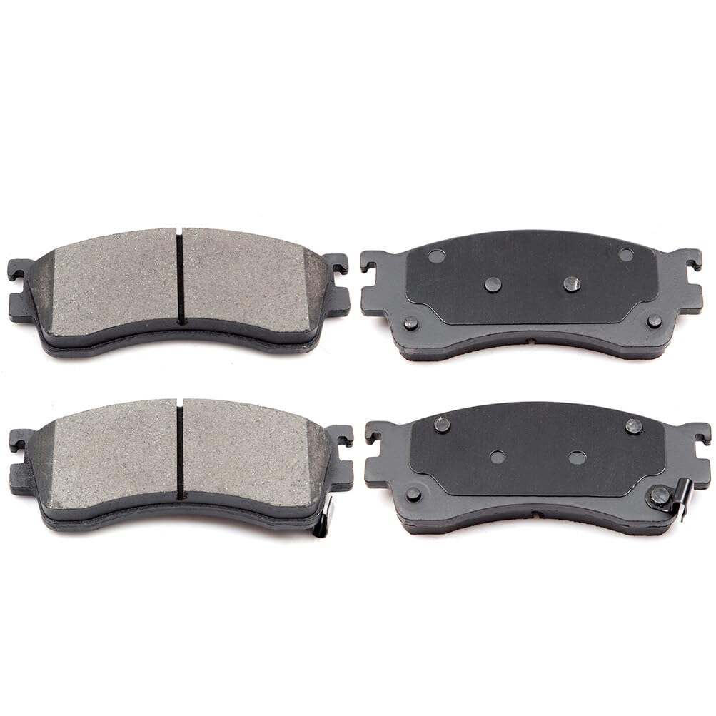 Cciyu D893 Front Ceramic Disc Brake Pads Kit - 4Pcs For Ford Probe 1993-1997, Mazda 626 1993-2002, Mx-6 1993-1997, Protege 1999-