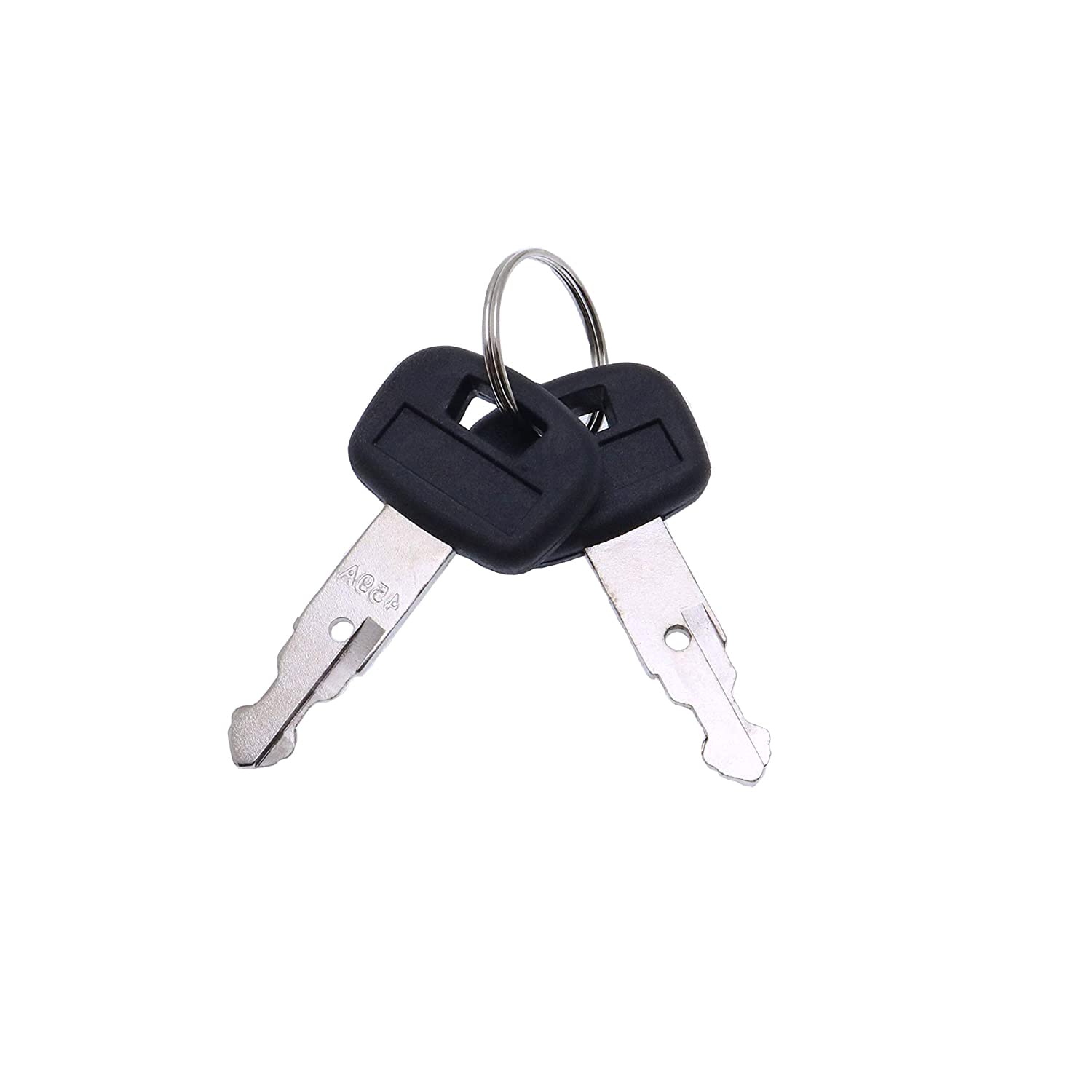 YESHINDA 5pcs 459A Ignition Keys with Key Chain for Kubota Mini Excavator Backhoe Skid Steer Track Loader U17 U25S KX161-3 KX41-