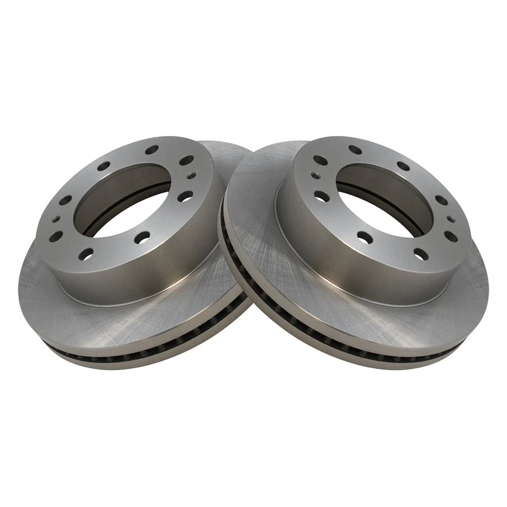 Trq Front Disc Brake Rotor Pair Set For Gmc Chevy Express Van Pickup Truck