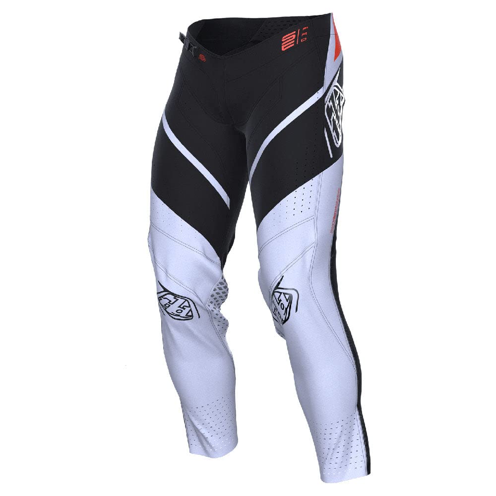 Troy Lee Designs Offroad Motocross Dirt Bike ATV Motorcycle Powersports Racing Pants for Men, SE Pro (Lanes Black/Orange, 32)