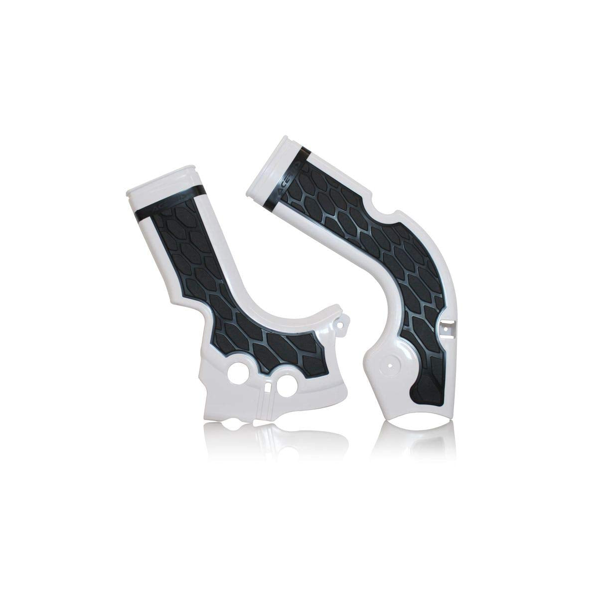 Acerbis X-Grip Frame Guard (White/Black) for 22-24 Yamaha YZ85