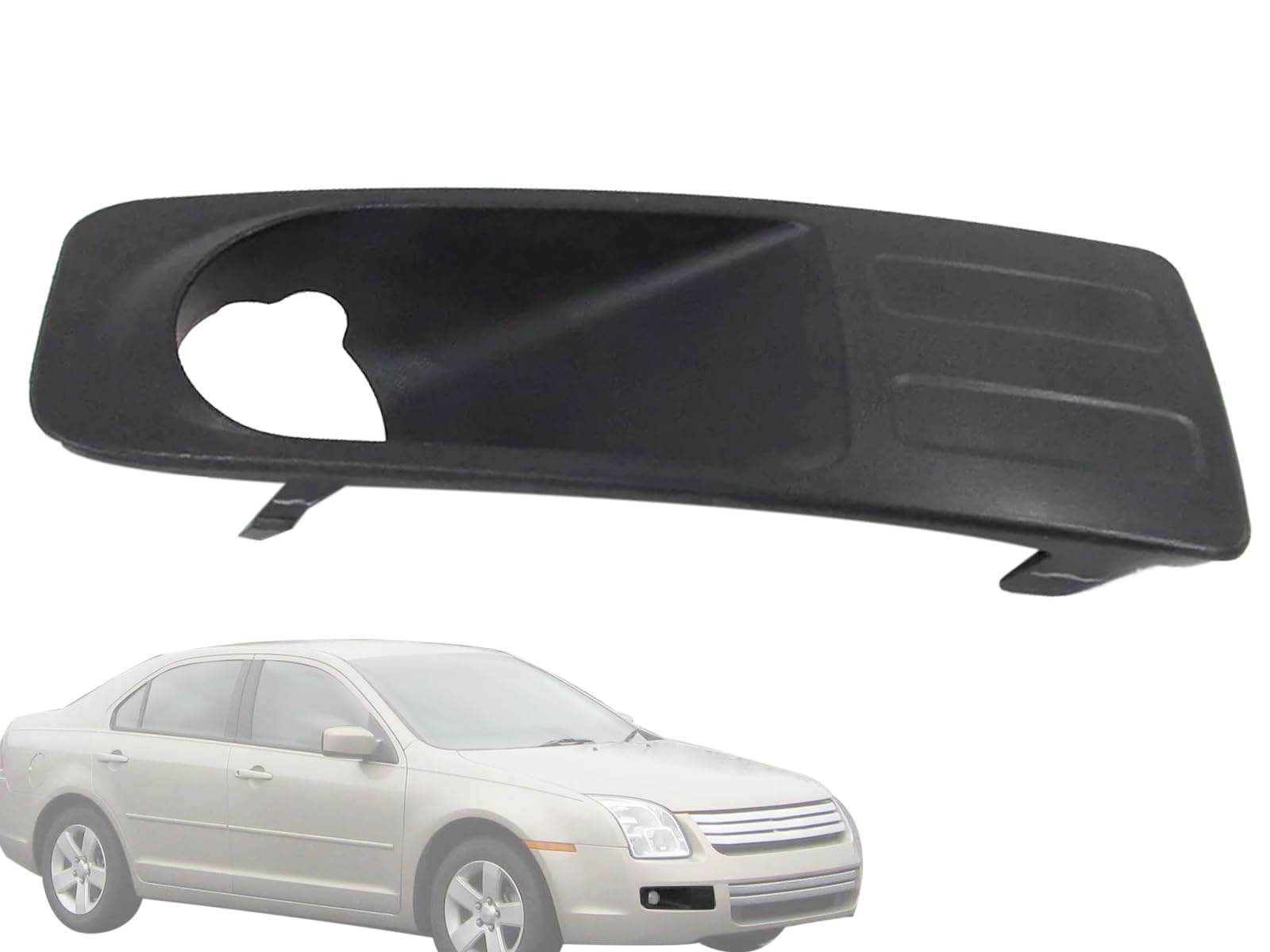Auto Parts Avenue APA Replacement Front Bumper Fog Lamp Black Bezel for 2006 2007 2008 2009 Fusion Passenger Right Side FO103910