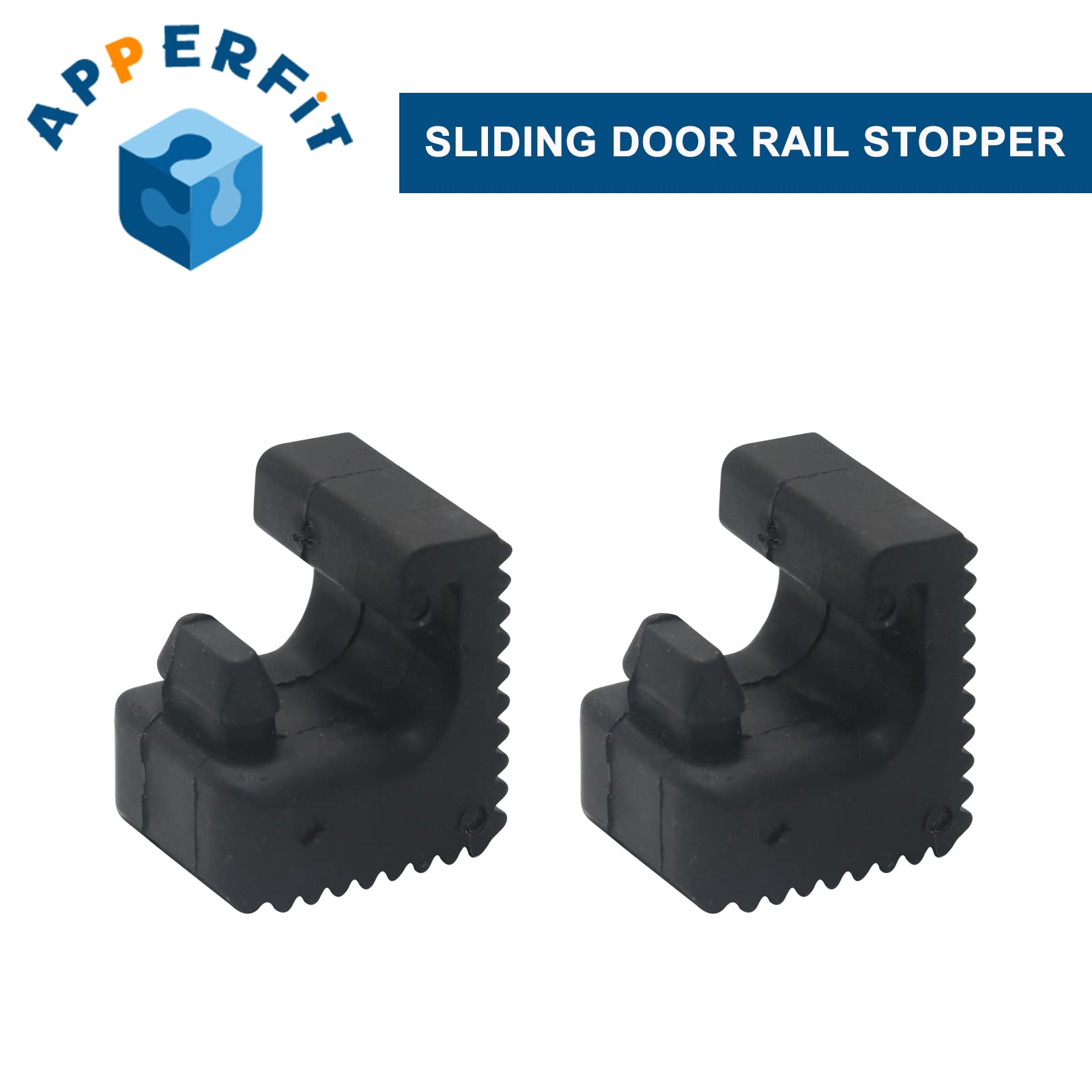 APPERFiT Power Sliding Door Rail Stopper (PAIR) for Honda Odyssey 1999-2010, Model DR006, Durable Replacement Part