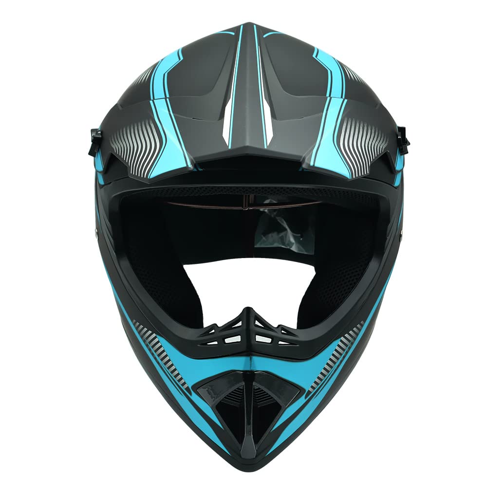 Adult 4 Wheeler Helmet, Off-Road Helmet, Motocross Helmet Dot Certification Comfortable And Breathable Full Helmets For Locomoti