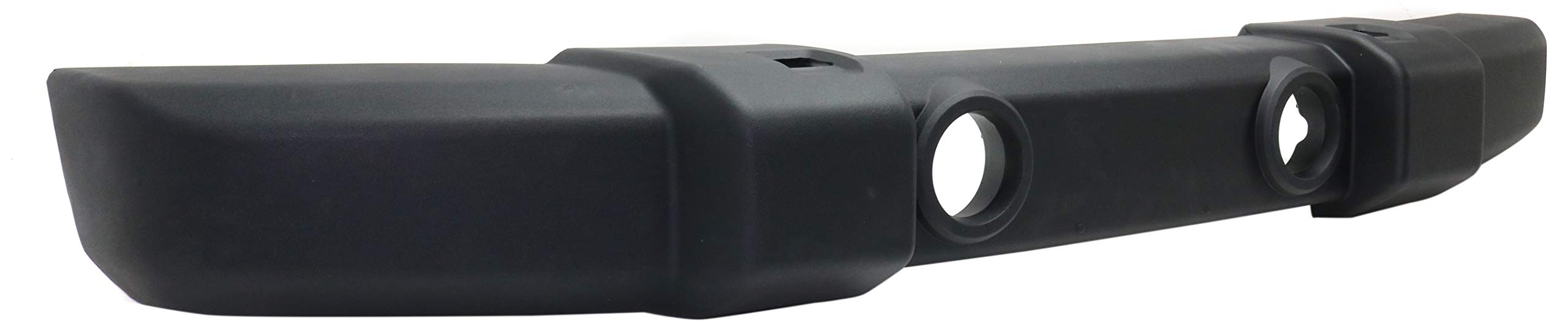Garage-Pro Bumper Cover Compatible with 2007-2017 Jeep Wrangler, Fits 2018 Jeep Wrangler JK Textured, Standard Duty with Fog Lig