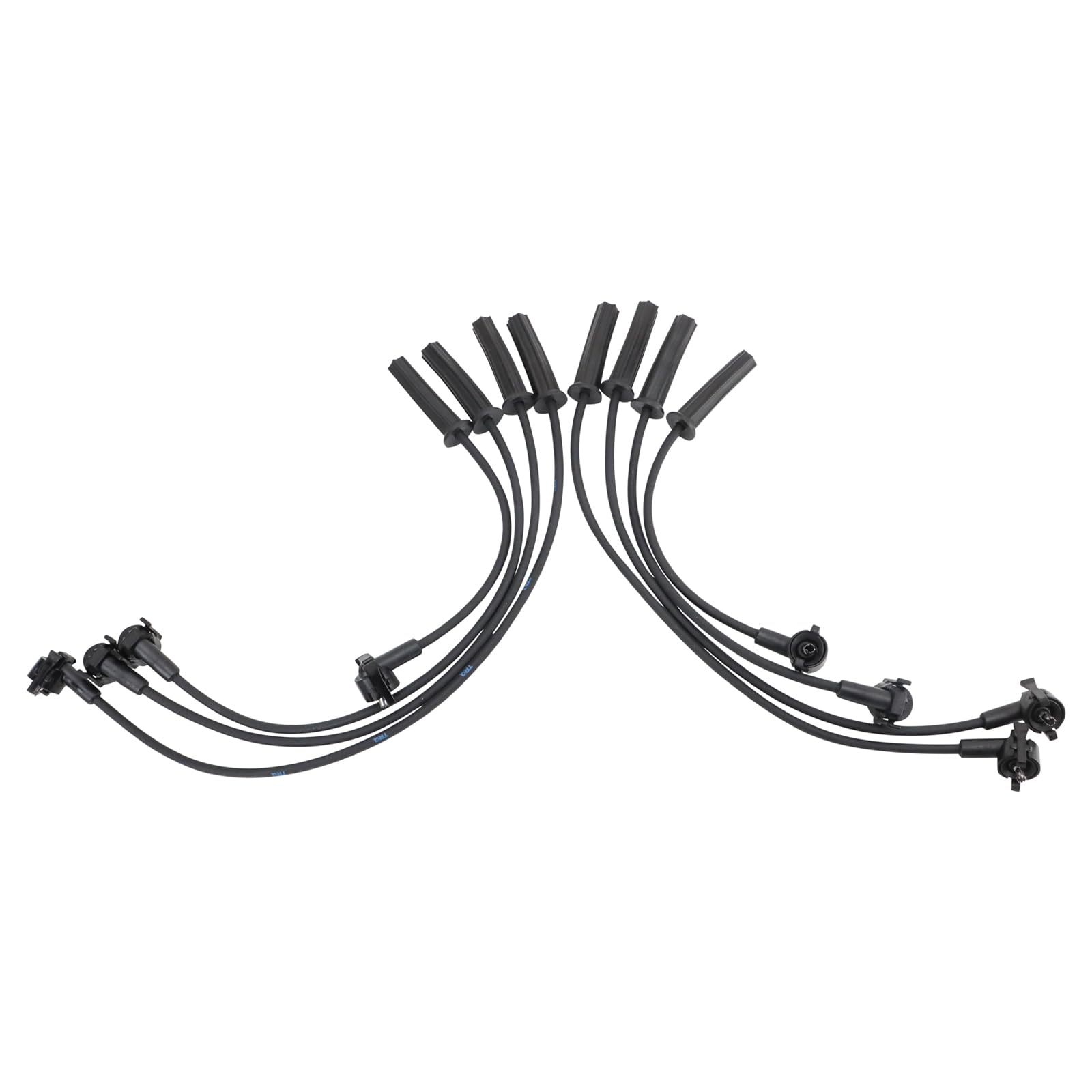 Trq Spark Plug Wire Set Compatible With 1991-1993 Ford Mustang 92-94 Ranger 94-97 Mazda B2300