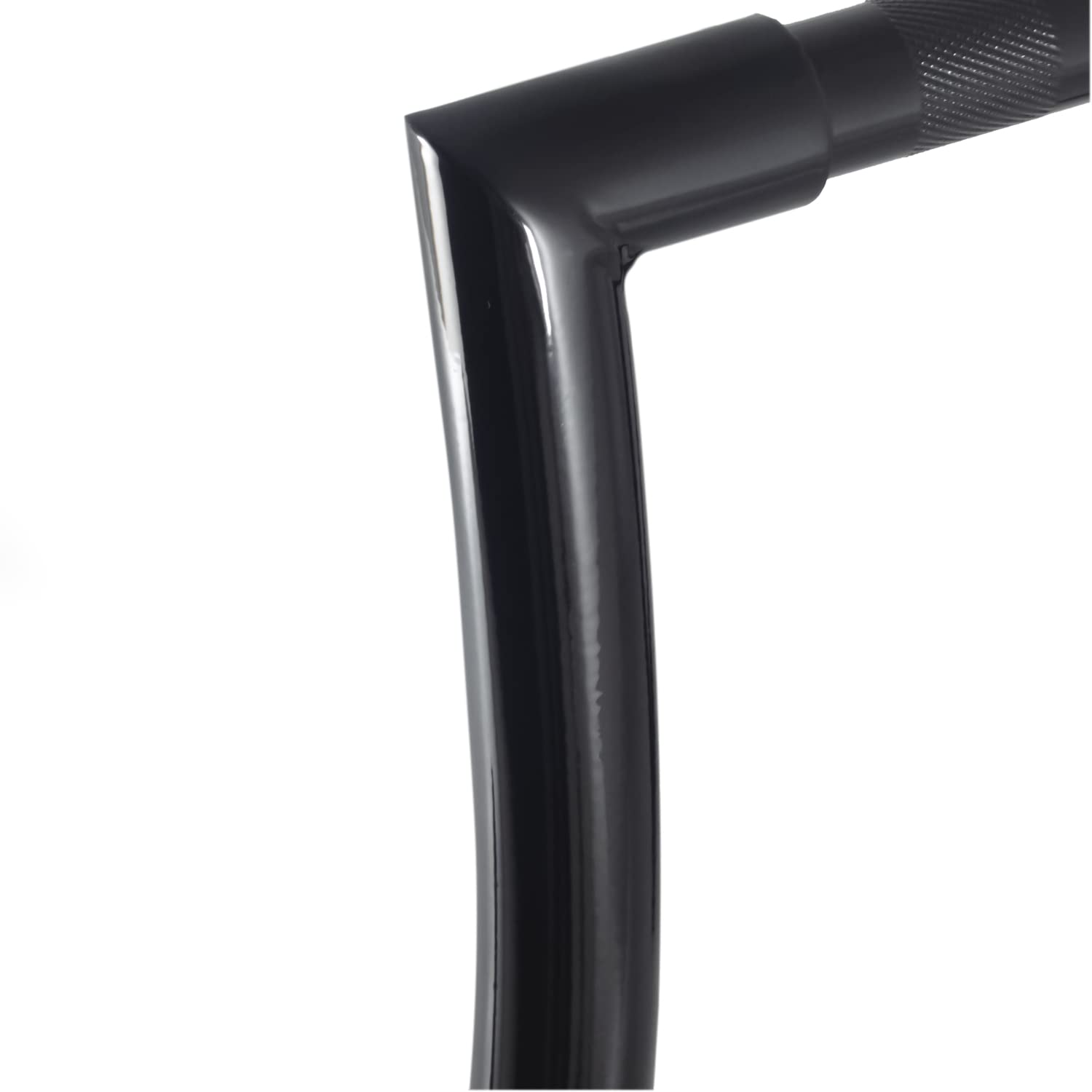 Gloss Black 14 Inch Rise 1-1/4'' Batwing Ape Hangers Handlebar Compatible With Harley Softail Flst Fxst Sportster Xl 883 1200 To