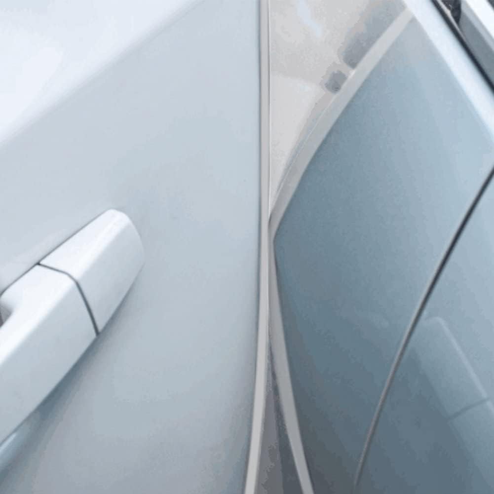 Car Door Edge Scratch Guard Trim Molding Protector Clear 5M (16Feet) Sticky Cover U Shape Air Vent Edge Decoration