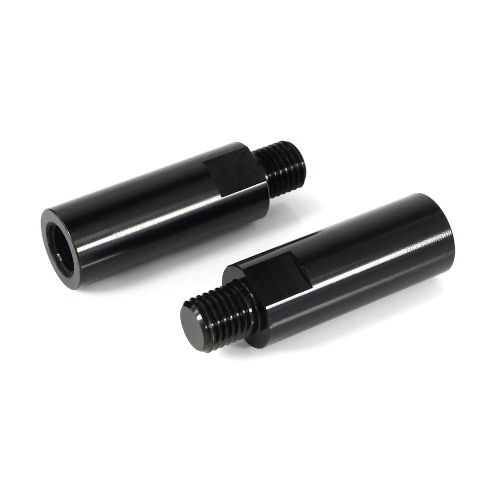 Xitomer 4 pcs 40mm Mirror Risers M10 x 1.25 Motorcycle Rear View Mirror Extenders, Fit for Grom MSX125/ Z800 / DL650 / MT-07 FZ-