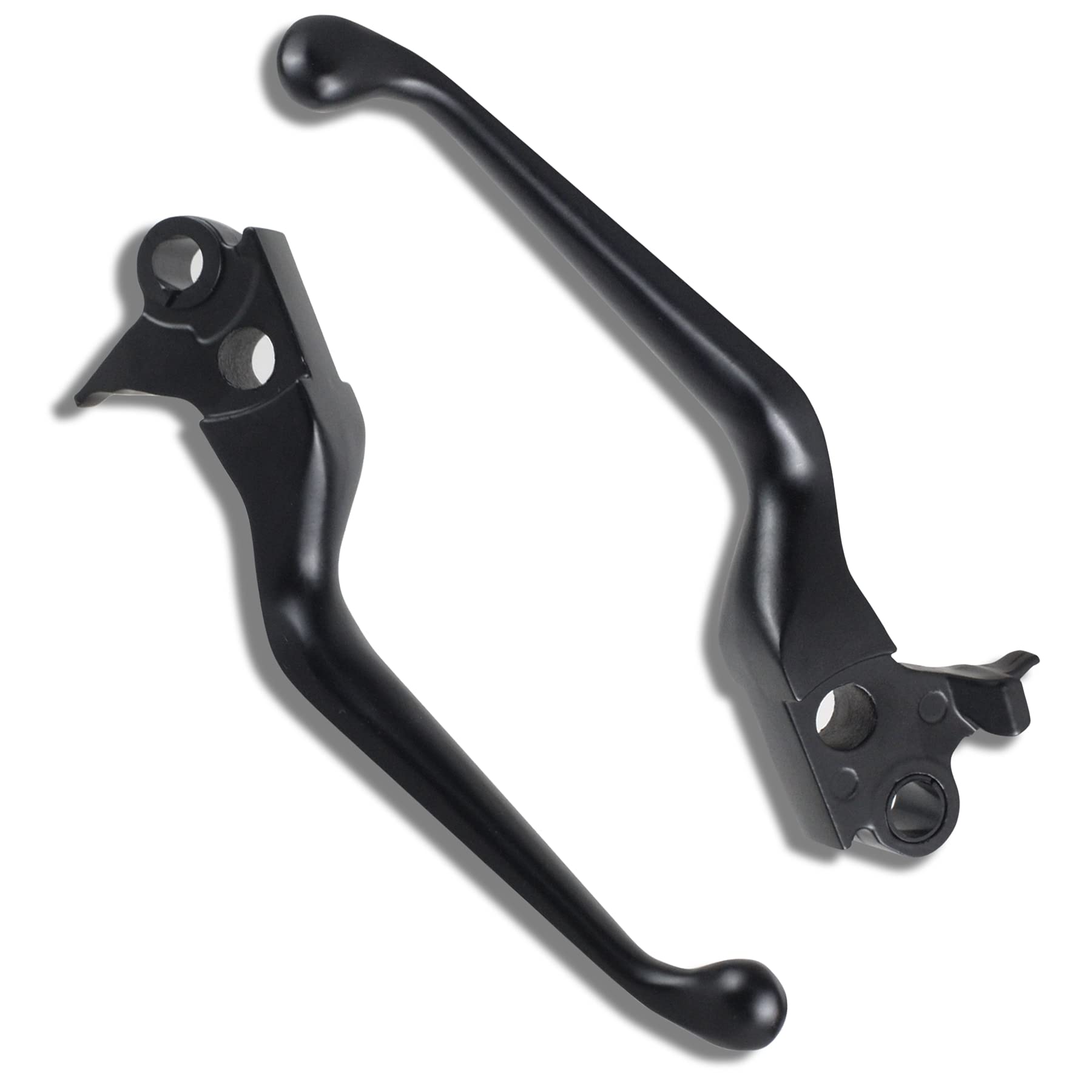 NTHREEAUTO Black Brake Clutch Lever Hand Levers Compatible with Harley Sportster 883 1200 Dyna Softail Electra Glide Road King T