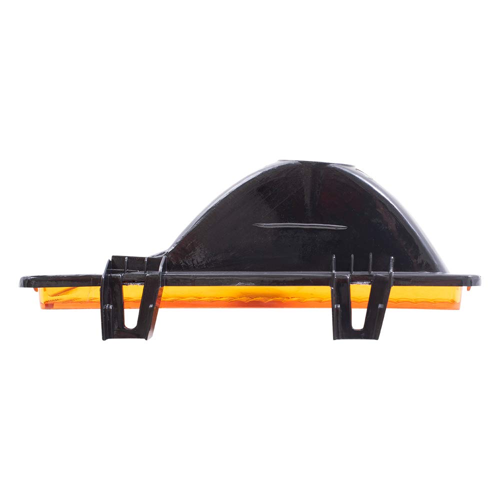Brock Replacement Driver And Passenger Set Park Signal Front Marker Lights Compatible With 1982-1993 S10 S15 Pickup Truck 597664