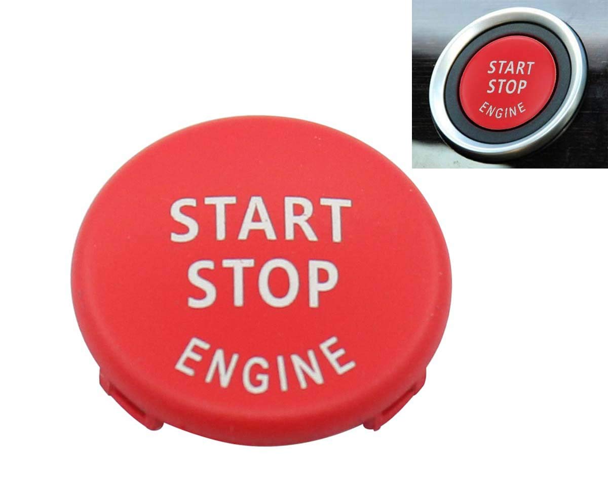 Red Start Stop Engine Button Switch Cover For Bmw X5 E70 X6 E71 3 E90 E91 E92 E93 E87 E83 E89 320 520 525 328I(2007-2011) 335I 3