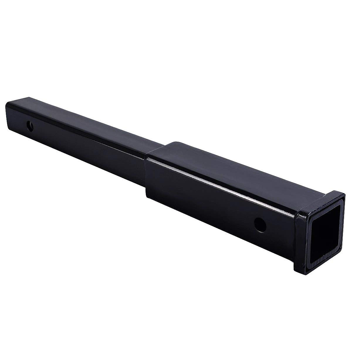 Fullwatt 18'' Trailer Hitch Extension For 2-Inch Receiver Tube Extender Receiver Extension Tube Extenders 5/8'' Pin Hole 4000 Lb