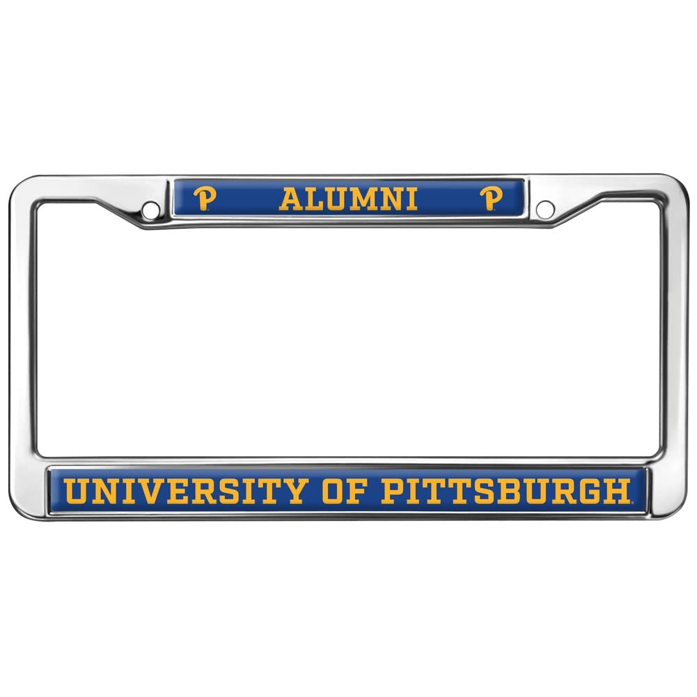 University of Pittsburgh Alumni Logo Full Size Standard License Plate Metal Frame