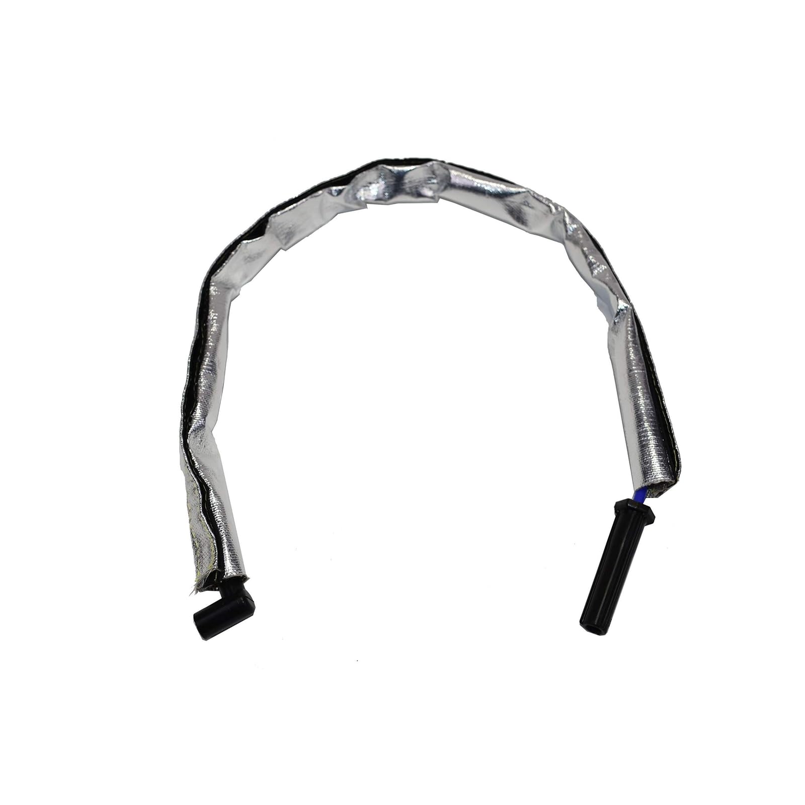 A-Team Performance - Heat Shroud Aluminized Sleeving for Ultimate Heat Shield Protection Barrier with Hook and Loop Closure - 1'