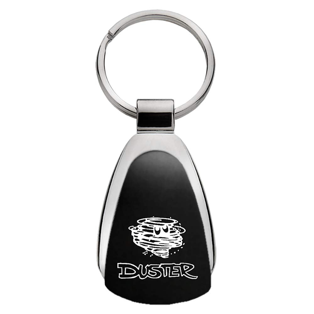 AuTOMOTIVE GOLD Tear Drop Key Chain for Duster Duster (Black)