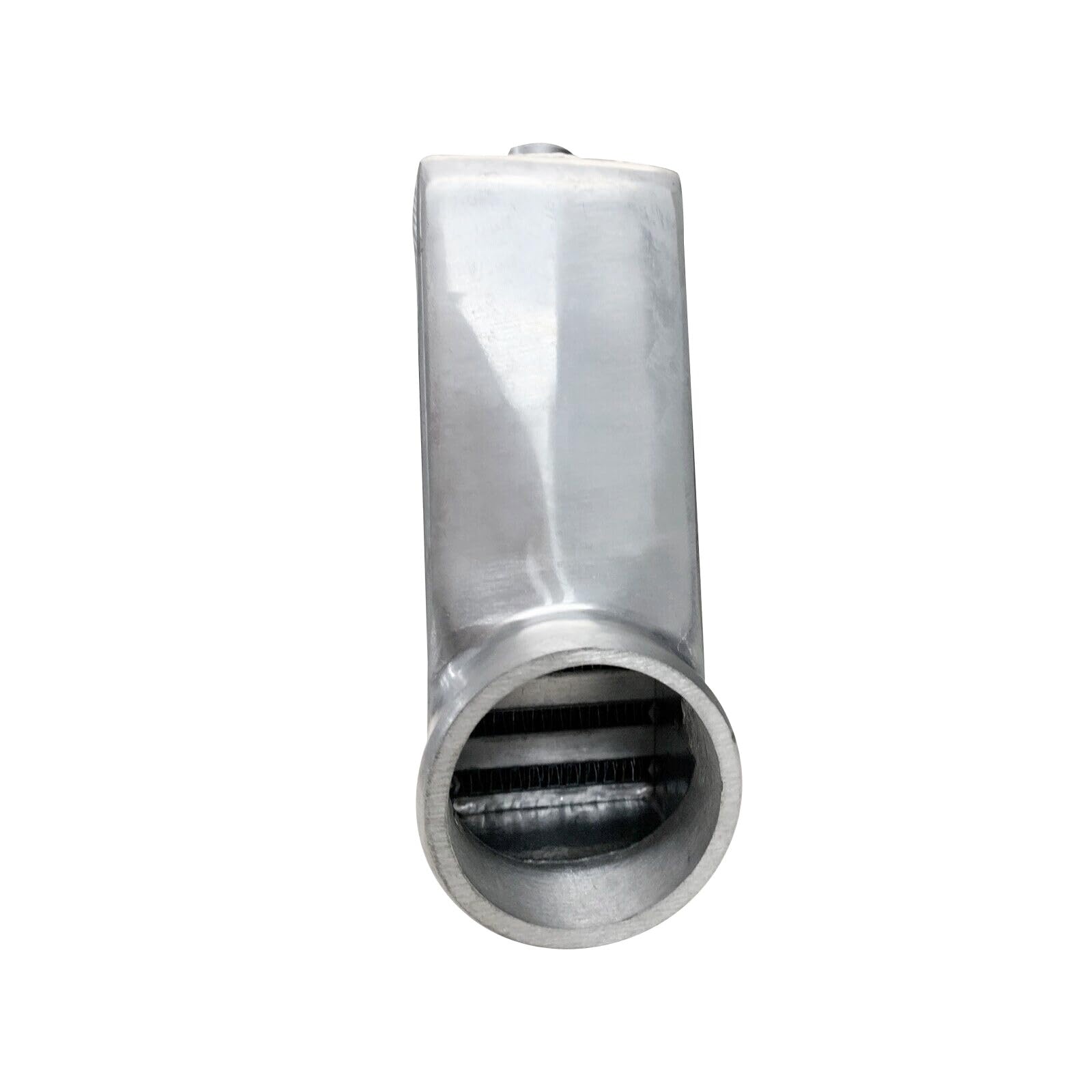 2.50 Inch Inlet/Outlet Diameter Universal Intercooler For Turbo Or Supercharger 27.30'W X 7.08'H X 2.56'T Silver Color