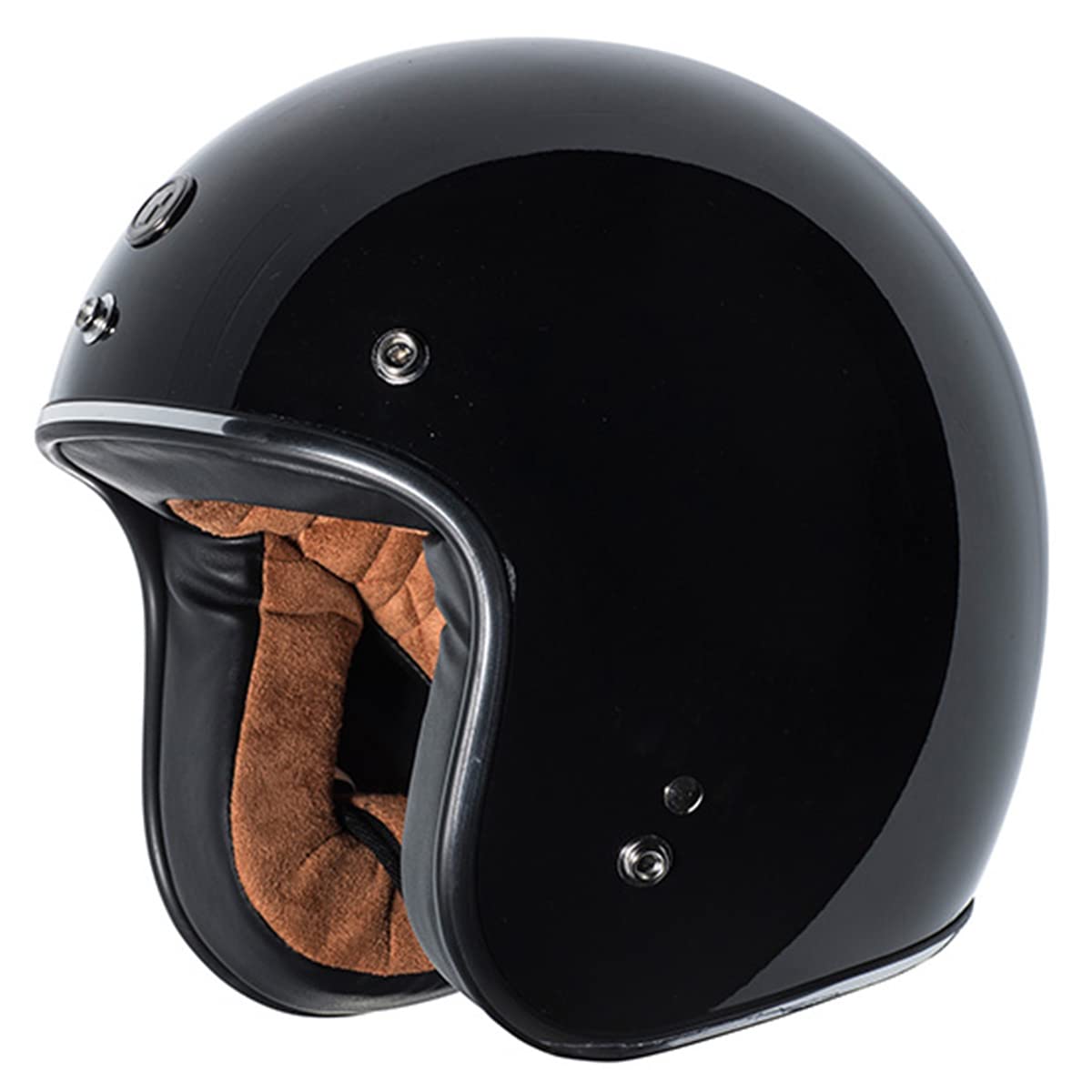 Torc (T50C Route 66 3/4 Helmet (Black, Xx-Large)
