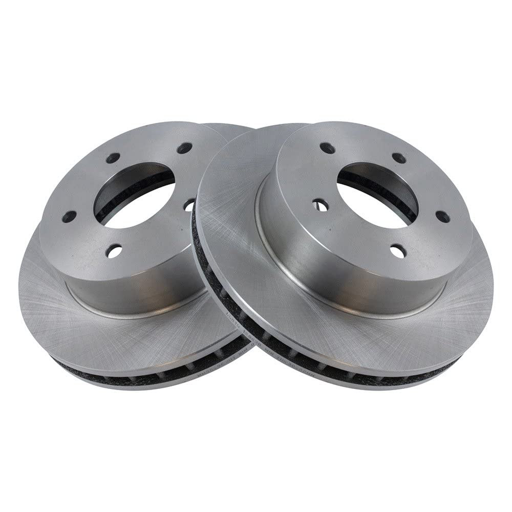 Trq Front Brake Rotors Set Vented Compatible With 1990-2002 Chevrolet Astro Gmc Safari