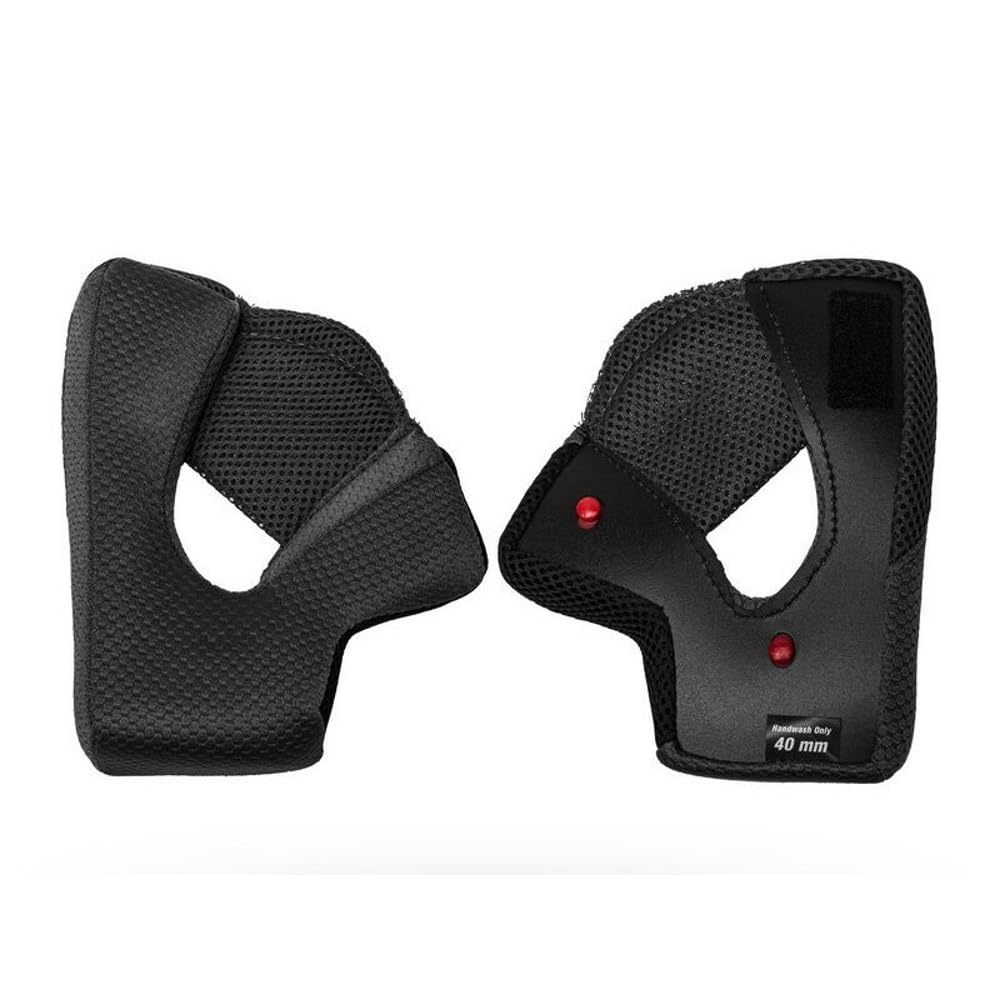Bell Qualifier Dlx Cheek Pads Street Motorcycle Helmet Accessories - Grey / 20Mm
