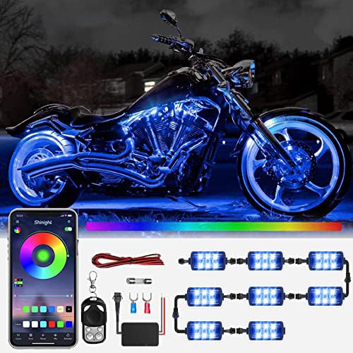 Shinight 4 Pcs 47 Inch Extension Cords For Use With 5050 Led Smd Rgb Neon Accent Kits For Led Motorcycle Atv Car Light Multi-Col