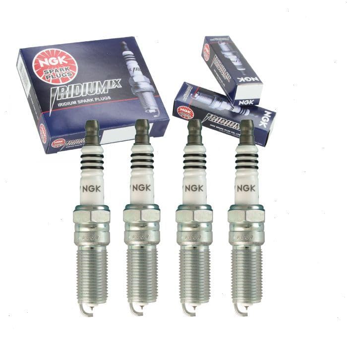 4 pc NGK Iridium IX Spark Plugs compatible with Ford Escape 2.0L L4 2013-2019