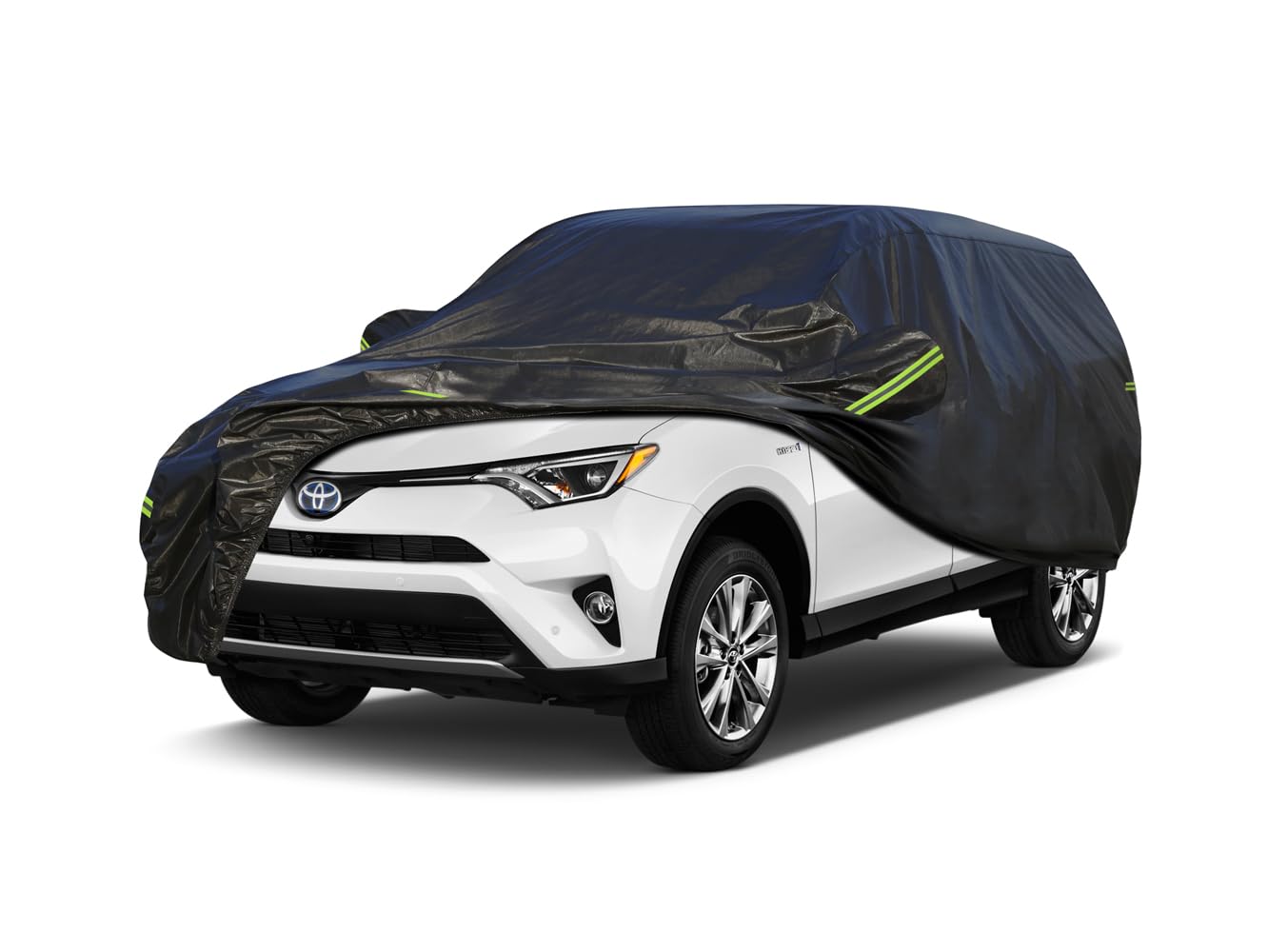 Koukou Waterproof Suv Car Cover Suitable Fortoyota Rav4 From 2005 To 2025, 7 Layers Windproof All Weather Waterproof Outdoor Cov