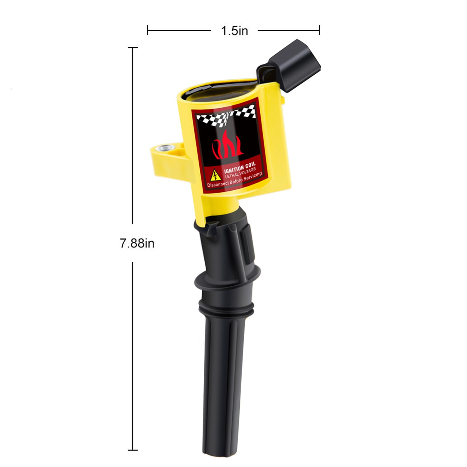 Big-Autoparts 8 Pcs Ignition Coil Pack for Ford F150 F250 Explorer Lincoln Mercury 4.6L 5.4L V8 V10, Upgraded DG508