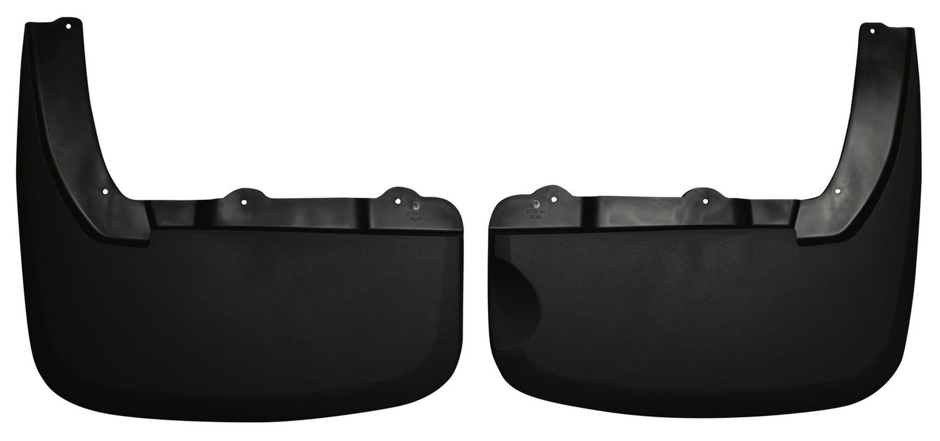 Husky Liners - Rear Mud Guards | 2010-2018 Dodge Ram 3500 W/Dual Rear Wheels & Oe Flares, Rear Set - Black, 2 Pc. | 57191