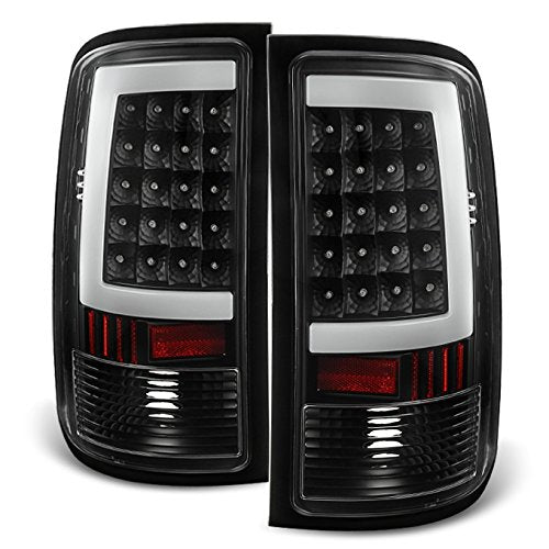 Akkon - For 2007-2013 Gmc Sierra 1500  2007-2014 Sierra 2500Hd 3500Hd Led Light Tube Style Taillights Pair Set