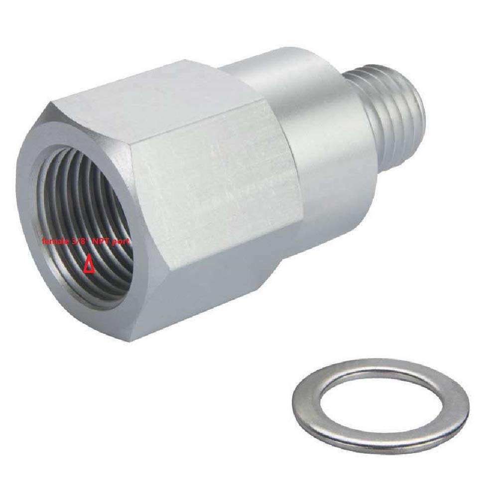 Ls Engine Swap Coolant Water Temp Sensor Adapter M12 1.5 Adapter To 3/8 Npt Temperature Sensor Ls1 Lsx Ls3 Lm7 Lr4 Lq4 Ls6 L59 L