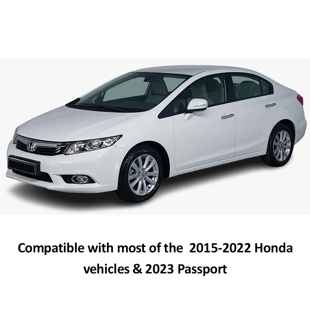 Autobase Silicone Key Fob Cover For Honda Accord Civic Cr-V Crv Pilot Passport Insight Ex Ex-L Touring | Car Accessory | Key Pro