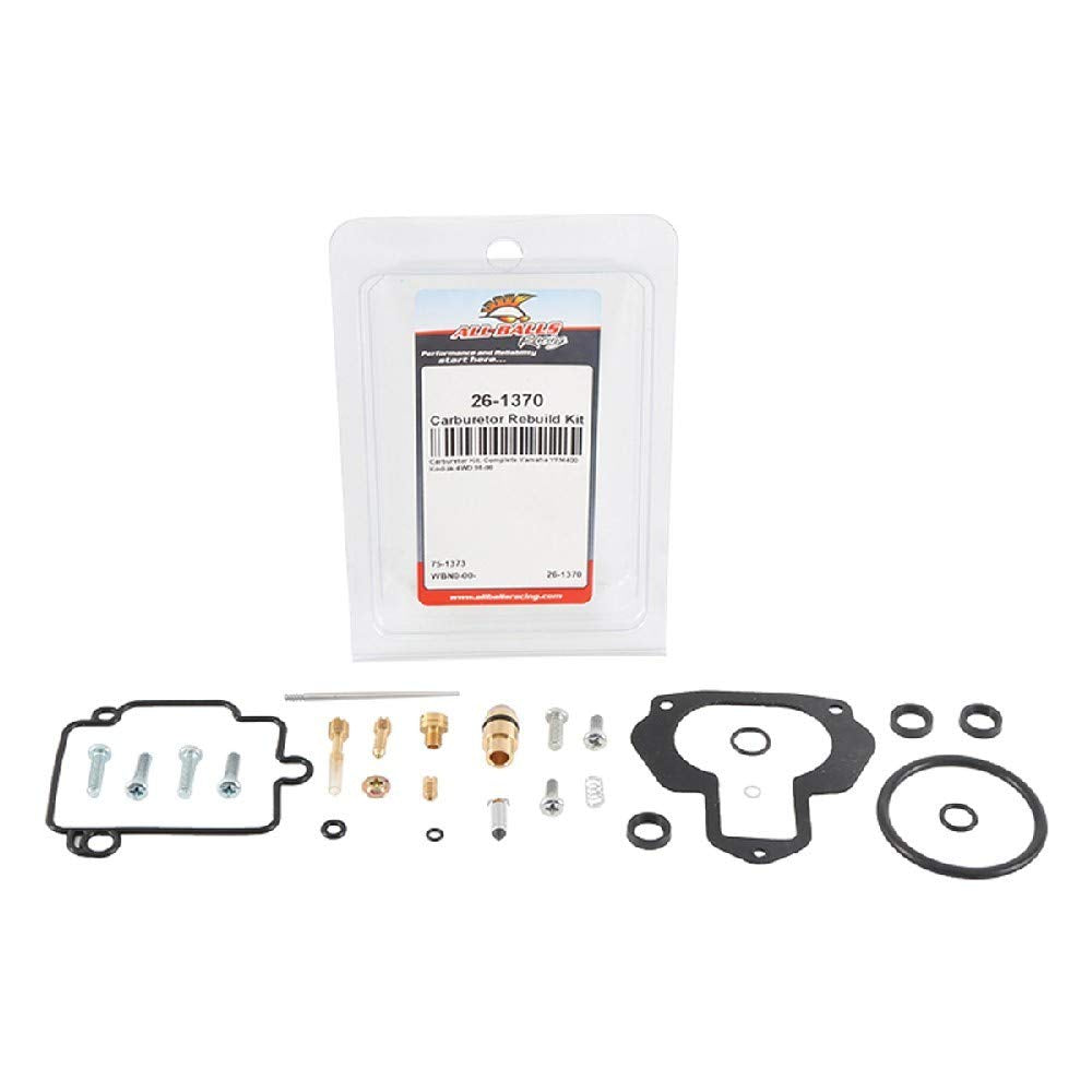 All Balls Carburetor Repair Kit 26-1370 Yamaha Yfm400 Kodiak 2X4/4X4 1996-1998