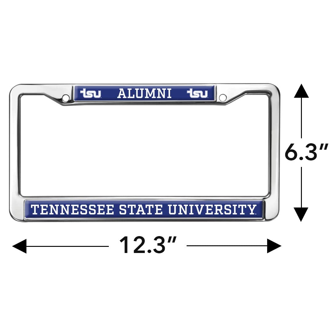 Tennessee State University Alumni Logo Full Size Standard License Plate Metal Frame